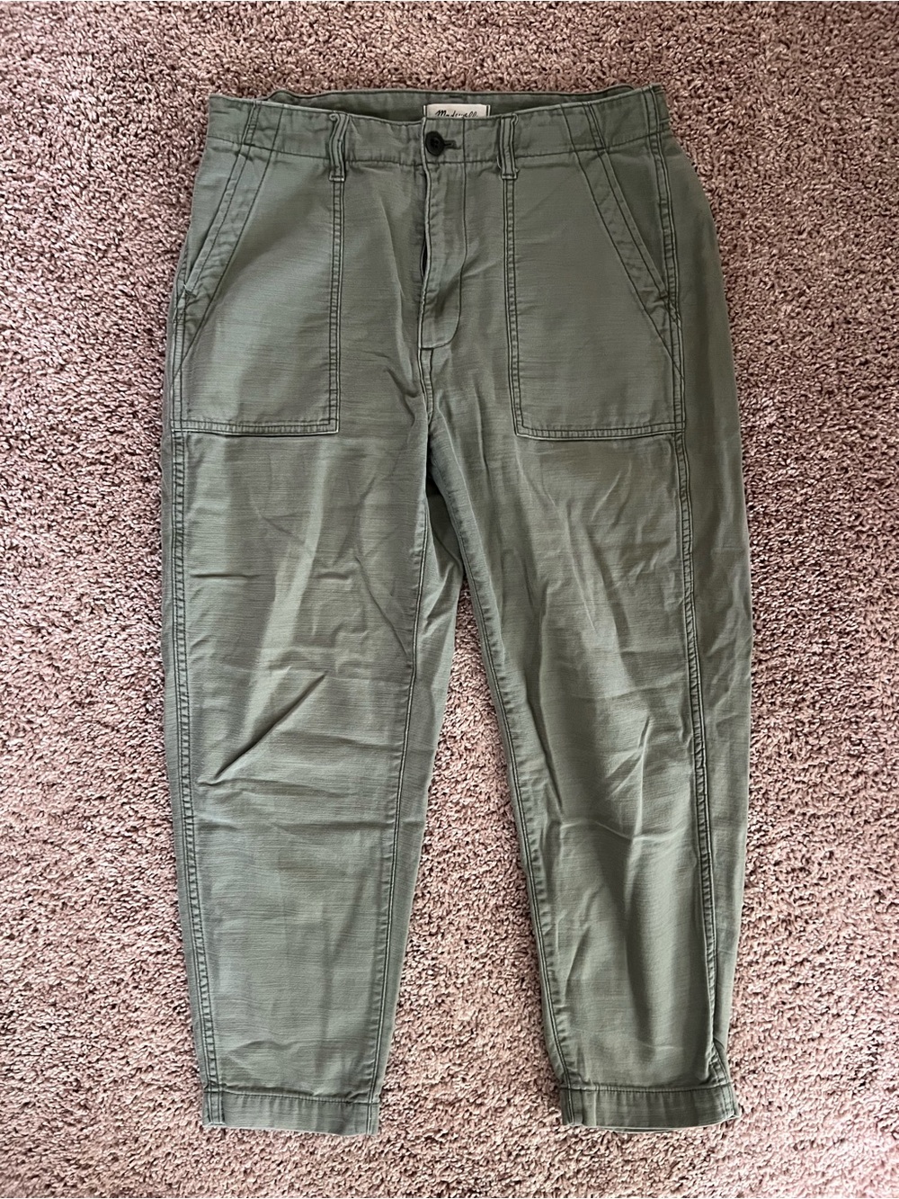 Madewell Green Utility Pant